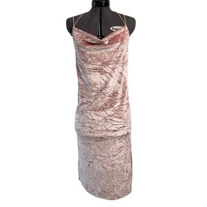 Crushed Velvet Cocktail Dress